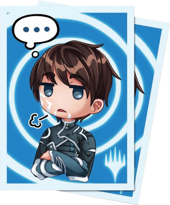 MTG: Planeswalker Chibi Deck Protector Sleeves - Jace Sigh... (100)